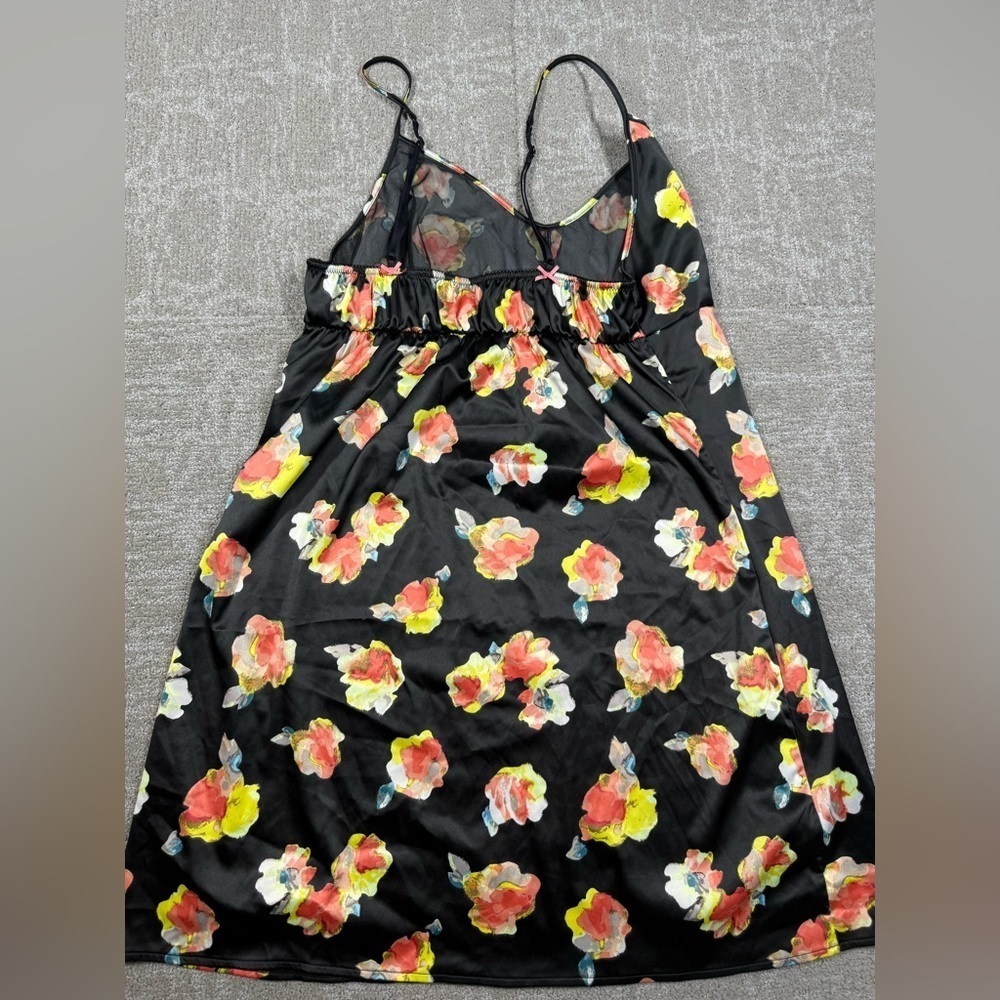 Heidi klum Satin Floral Eau De Intimate Robe Slip Set Size Medium - Picture 11 of 11